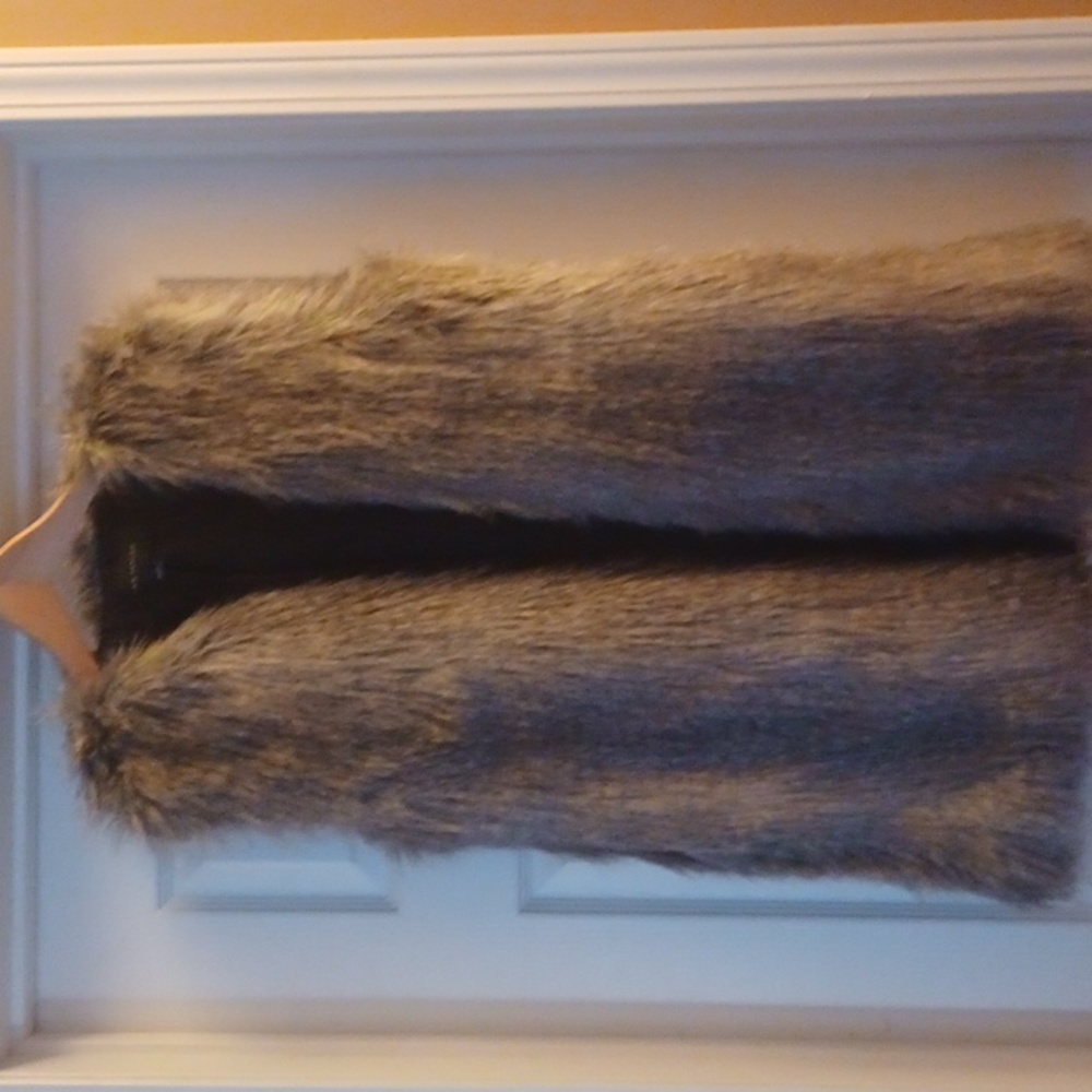 Ann Taylor Faux Fur Vest